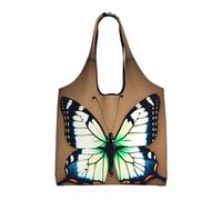 rrxnbcgg Graziosa piccola farfalla leggera media riutilizzabile drogheria borse di stoffa adatto per fai da te, pubblicità, promozione, regalo, attività