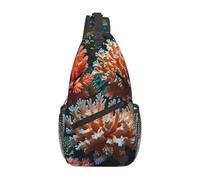 rrxnbcgg Hometown of the Dala, borsa a tracolla da viaggio, escursionismo, zaino a tracolla per donne e uomini, Corallo, Taglia unica