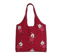 rrxnbcgg Illustration Bear - Sacchetti di stoffa per la spesa, riutilizzabili, leggeri, medi, adatti per fai da te, pubblicità, promozione, regalo, attività