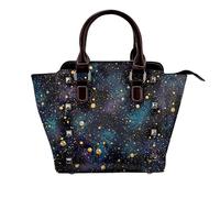 rrxnbcgg Illustrazione continua astratta Questa elegante borsa a tracolla può essere portata a mano o indossata a tracolla ed è adatta per varie occasioni.