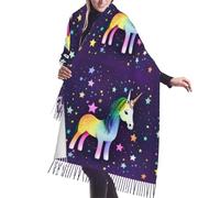 rrxnbcgg One-horse star - Sciarpa lunga unisex alla moda con frange per primavera autunno inverno