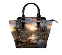 rrxnbcgg Paesaggio australiano Questa elegante borsa a tracolla può essere portata a mano o indossata a tracolla ed è adatta per varie occasioni.