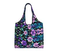 rrxnbcgg Sacchetti di stoffa per la spesa, riutilizzabili, leggeri, medi, con camelia, viola, adatti per fai da te, pubblicità, promozione, regalo, attività