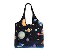 rrxnbcgg Saturn Jupiter Earth - Sacchetti di stoffa leggeri e riutilizzabili, adatti per fai da te, pubblicità, promozione, regalo, attività