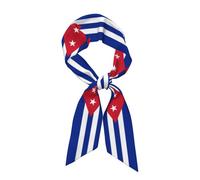 rrxnbcgg Sciarpa da collo con bandiera cubana per donne sciarpe per capelli bandana per capelli sciarpa quadrata accessori alla moda leggeri.