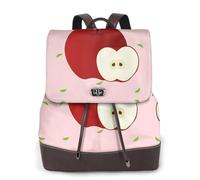 rrxnbcgg Zaino da donna con frutto rosso, impermeabile, antifurto, leggero, alla moda, da viaggio, multiuso, convertibile, borsa a tracolla