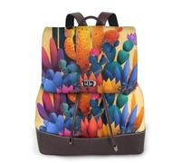 rrxnbcgg Zaino da donna con illustrazione di cactus, impermeabile, antifurto, leggero, alla moda, da viaggio, multiuso, convertibile, borsa a tracolla