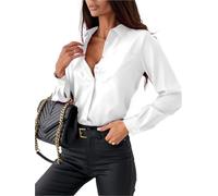 RRYPBOVG Camicia a Righe Donna Camicia a Righe da Donna, Vintage, Casual, Stile da pendolare, a Maniche Lunghe, Oversize(2,L)
