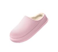 RRYPBOVG Ciabatte Pantofole Da Casa Autunnali E Invernali In EVA, Da Donna E Da Uomo, Da Interno, For La Casa, Taglie Forti 46 47, Coppia, Impermeabili, Antiscivolo, Suola Spessa(Pink,40-41)