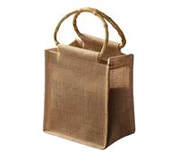 RRYPBOVG Tote Bag Donna Borsa for la spesa portatile in tela di iuta, borsa for la spesa for frutta e verdura, manici ad anello, borse for la spesa riutilizzabili for donne e ragazze(23x22x15cm)