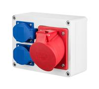 RS-3 DISTRIBUTORE EDILE 2X 230V 1X 16/5 IP44 GRIGIO 6203-00