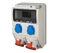 Distributore edile RS-9 9-mod. 2x2P+Z, 16A/5P RS 6223-00