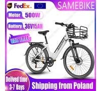 RS-A01Pro Bicicletta elettrica 500W Motore Brushless 36V15AH Batteria al litio rimovibile E Bike 26 pollici Pneumatico Neve Bici elettrica per adulti Grey-500W36V15AH Delived time 3-7Days