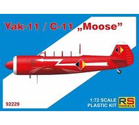 Yak-11 / C-11 Moose (5 Decal V. For Ndr) 1:72 Plastic Model Kit RS MODELS