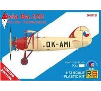 RS MODELS 1/72 AVIA BA.1221 (DECAL V. FOR CZECHOSLOVAKIA)