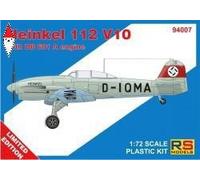 RS MODELS 1/72 HEINKEL 112 V10 (3 DECAL V. FOR GERMANY, LUFTWAFFE)
