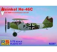 RS MODELS 92287 1/72 Heinkel He-46C (4 decal v. for Luftwaffe, Hungary)