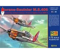 RS MODELS 1/72 MORANE SAULNIER MS.406 4 DECAL V. FOR VICHY, LUFTWAFFE, FINLAND