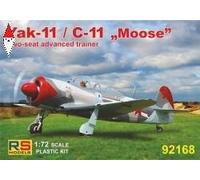 RS MODELS 1/72 YAK-11 / C-11 MOOSE (4 DECAL V. FOR WAR BIRDS)