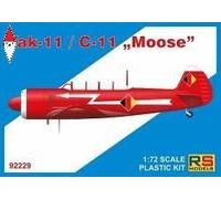 RS MODELS 1/72 YAK-11 / C-11 MOOSE (5 DECAL V. FOR NDR)