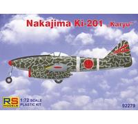 RS MODELS 92279 1/72 Nakajima Ki-201 "Karyu" (3 decal v. for Japan, RAF)