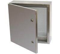 RS PRO Alloggiamento da parete in acciaio inox IP66, altezza x larghezza x profondità 500 mm x 400 mm x 250 mm