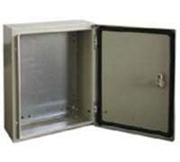 RS PRO Alloggiamento da parete in acciaio, RAL 7032, IP66, 800 mm x 800 mm x 300 mm
