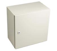 RS PRO Alloggiamento da parete in acciaio RAL 7032 IP66, altezza x larghezza x profondità 500 mm x 500 mm x 300 mm