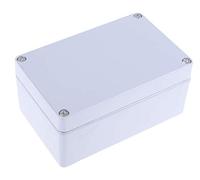 RS PRO Alloggiamento in alluminio grigio, dimensioni esterne 125 x 80 x 57 mm, IP66