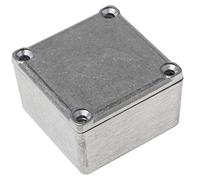 RS PRO Alloggiamento in alluminio grigio, dimensioni esterne 50,8 x 50,8 x 31,8 mm