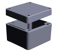 RS PRO Alloggiamento in alluminio grigio, dimensioni esterne 57 x 75 x 80 mm, IP65, IP66, IP67, IP68