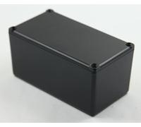 RS PRO Alloggiamento in alluminio nero, dimensioni esterne 110 x 60 x 54 mm