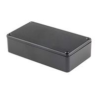 RS PRO Alloggiamento in alluminio nero, dimensioni esterne: 114,5 x 63,6 x 30,3 mm