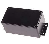 RS PRO Alloggiamento in alluminio nero, dimensioni esterne 139,6 x 63,8 x 55 mm, IP66