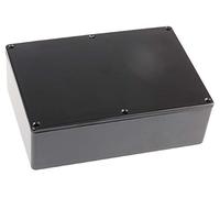 RS PRO Alloggiamento in alluminio nero, dimensioni esterne 171,9 x 120,9 x 55 mm, IP66