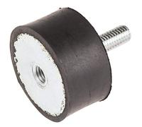 RS PRO Ammortizzatore in gomma, filettatura esterna/interna M8, Ø 40 mm x 20 mm, 60 Shore A, confezione da 4 pezzi