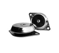 RS PRO Ammortizzatore in gomma, filettatura esterna M12, Ø 65 mm x 35 mm, 45 Shore A