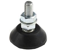 RS PRO Ammortizzatore in gomma M10, Ø 46 mm x 16 mm, 55 Shore A