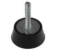 RS PRO Ammortizzatore in gomma M8, Ø 46 mm x 20 mm, 60 Shore A/fino a 40 kg