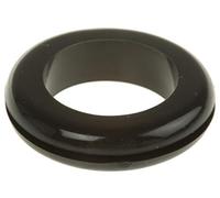 RS PRO Boccola cavo fino a Ø 18,9 mm, foro Ø 25,1 mm, PVC nero, confezione da 100 pezzi