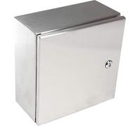RS PRO Cassa da parete in acciaio inox IP66, altezza x larghezza 300 mm x 300 mm x 150 mm