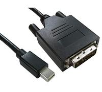RS PRO Cavo DisplayPort A maschio DP (DisplayPort) Mini B DVI-D Dual Link - Maschio, 3 m 1080p max. PVC