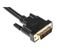 RS PRO Cavo DVI A DVI-D Dual Link - Maschio B DVI-D Dual Link - Maschio, 3 m PVC Nero
