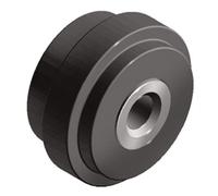 RS PRO Componente di collegamento, rotelle, accessori per lavagne da 6 mm, adatto per 30 mm, confezione da 2 pezzi