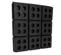 RS PRO Cuscino isolante per ammortizzare le vibrazioni, in gomma, 19 mm, 150 x 150 mm