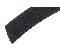 RS PRO Gancio in velcro, 20 mm x 5 m, nero