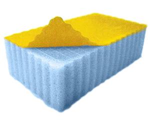 RS PRO Insonorizzazione in schiuma melammina, 1,25 m x 600 mm x 25 mm