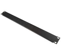 RS PRO Pannello cieco in acciaio 1U, 483 x 9 mm, nero