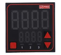 RS PRO PID - Regolatore di temperatura per montaggio a lavagna, 2 relè a stato solido uscita/analogico, termocoppia tipo B,