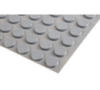 RS PRO Piedini autoadesivi, cilindrici, 5,1 mm, grigio, ø 19,8 mm, PUR, 65,6 °C max, confezione da 42 pezzi